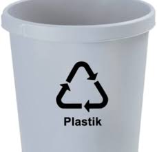 Generisk Plastdekal för Soptunna