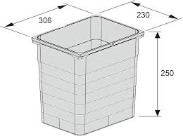 eins2vier Avfallskärl 15L - 250 mm